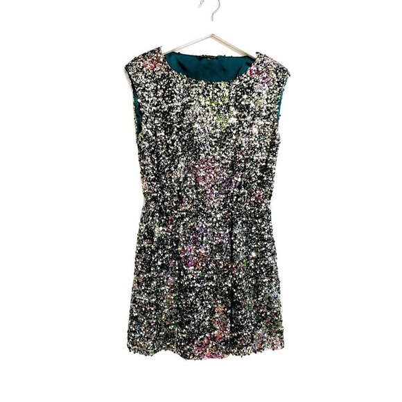Elie Tahari Iridescent sequin sleeveless dress size XS - Picture 1 of 11
